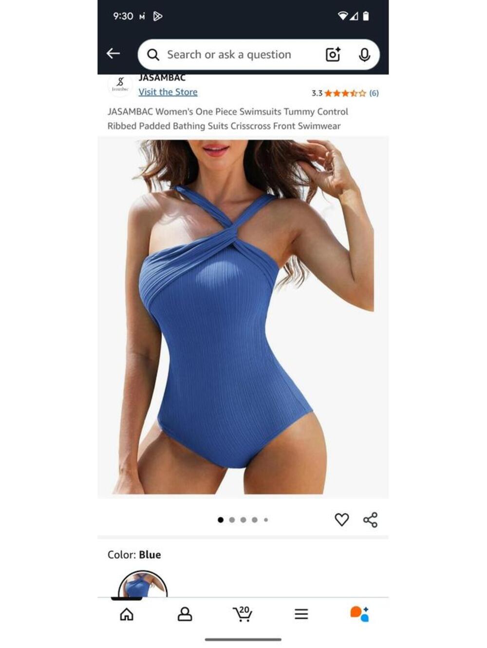 Xl  Control Ribbed Padded Bathing Suits Crisscross Front Swimwear [COPY]